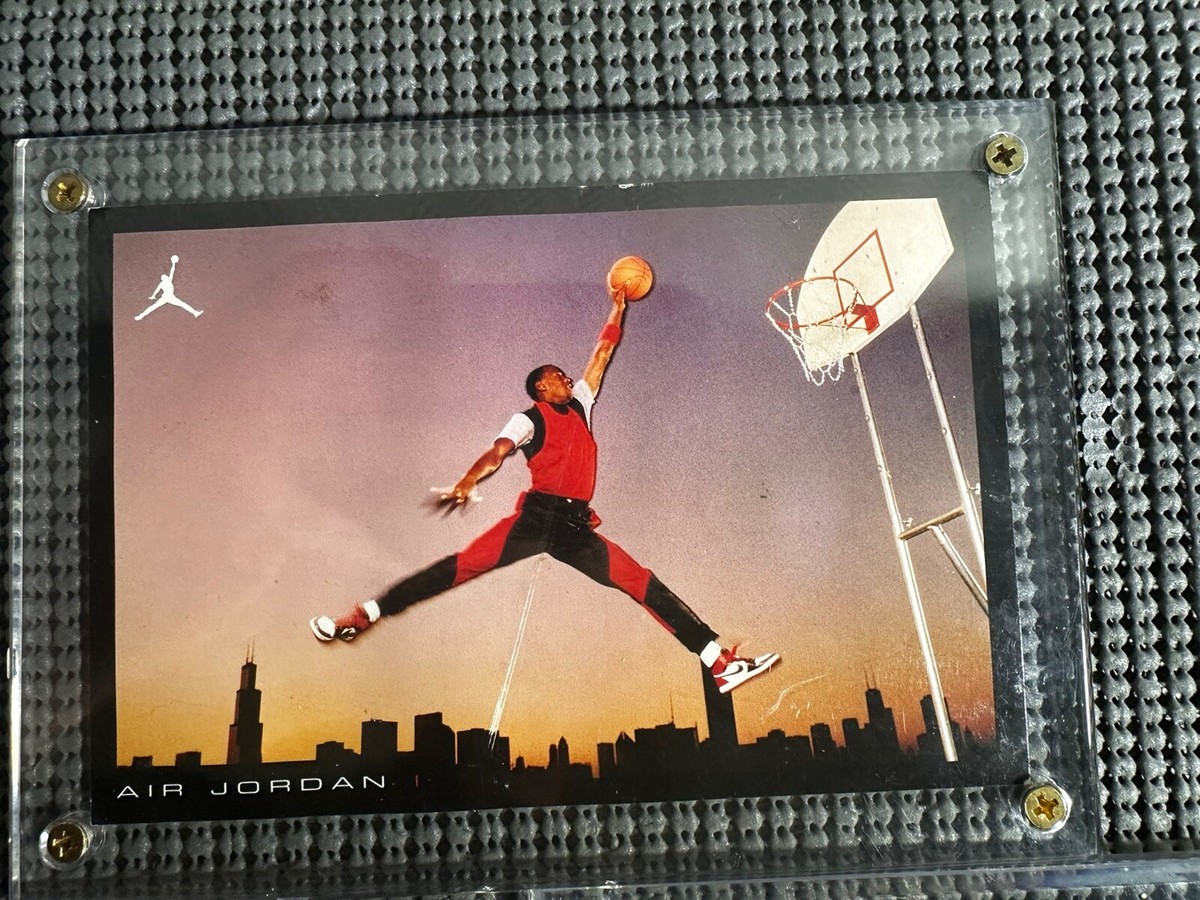 VINTAGE Nike AIR JORDAN Basketball Shoes RETRO CARD #1 Michael