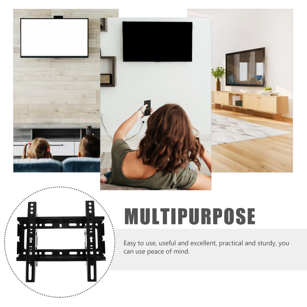 1 Set Tv Mount Wall Mounting Tv Bracket 1743 Inch Adjustable Wall