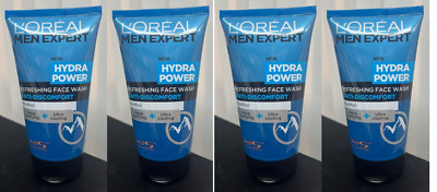 4x L'Oreal Paris Men Expert Hydra Power Anti-Discomfort Deep purifying + Ultra