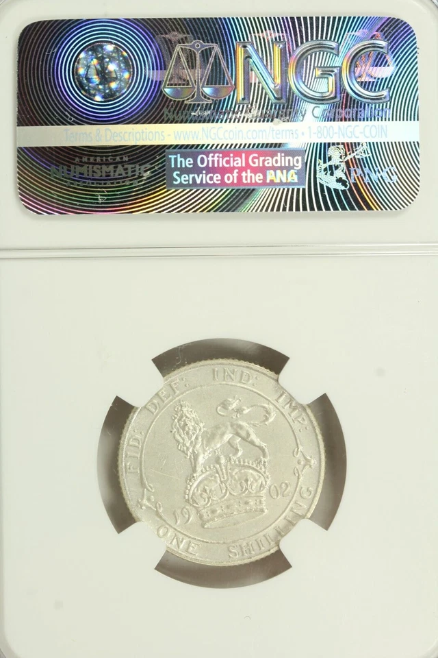 1907 Great Britain 1 Schilling  : NGC PF62 Matte Proof - Image 2 of 4