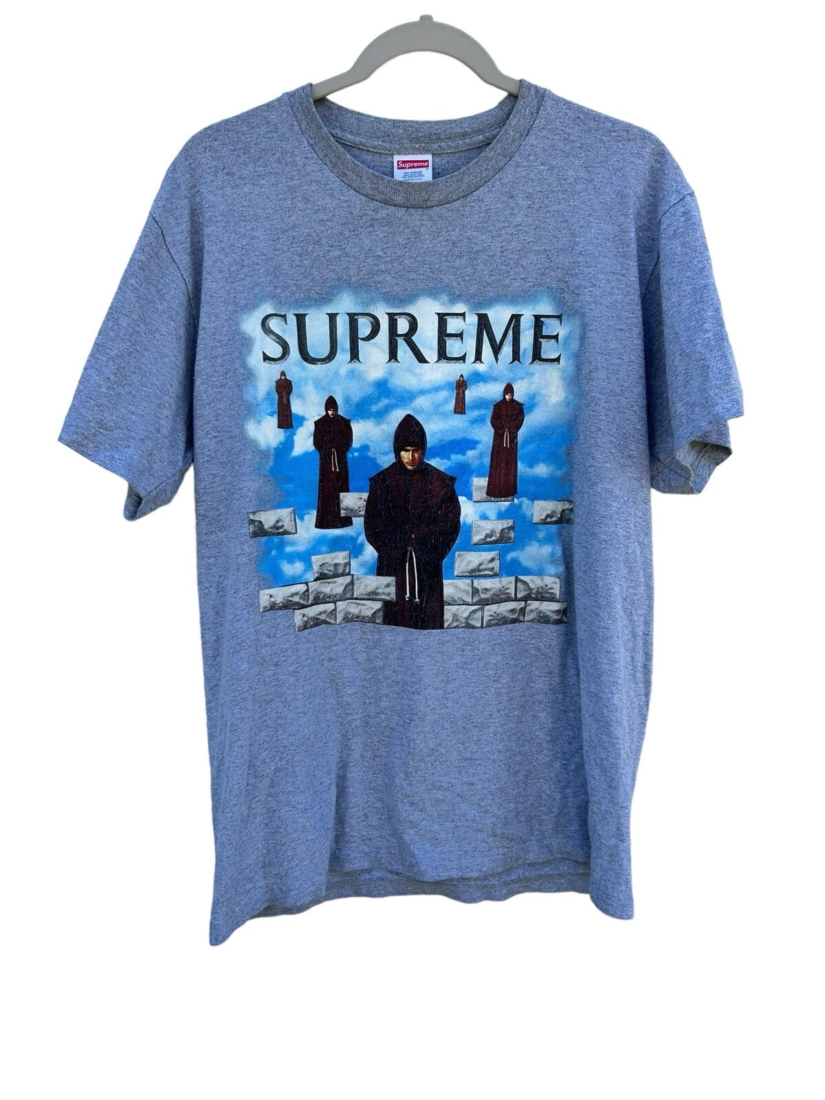 T shirt homme Supreme Levitation gris moyen