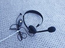 Genuine Xbox 360 Chat Headset Boom Mic Earphone Headphone Game Microsoft OEM