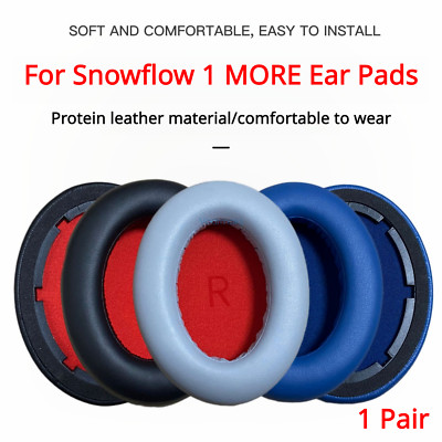 Replacement Ear Pads For Snowflow 1 MORE WIRELESS BT Headphone Cover