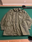 Vintage Military Jacket Long Small US Army M-1951 M-51 Field Coat 60s Vietnam