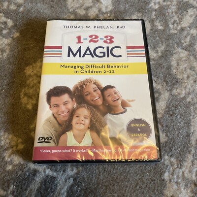 1-2-3 Magic (DVD, 2005) New Sealed Managing Difficult Child Behavior Phelan