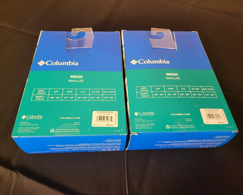 6 pairs Columbia Sportswear Mesh Boxer Briefs - NEW - Image 2 of 3