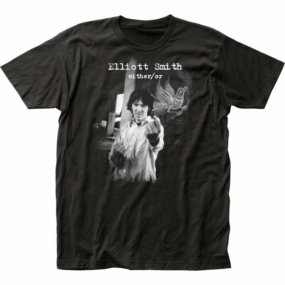 Elliott Smith Either Or T Shirt Mens Licensed Rock N Roll