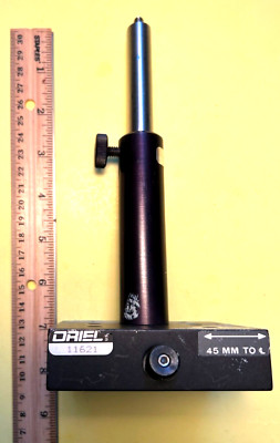 Oriel Dovetail slide model 11621 with vertical post holder and 6'' SS post rod