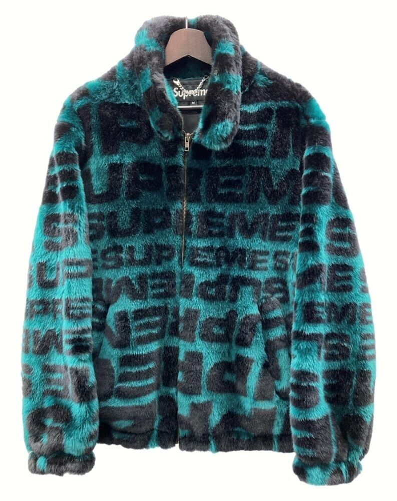 Supreme 18ss Faux Fur Repeater Bomber Jacket size M Dark Supreme 18ss Faux Fur Repeater Bomber Jacket size M Dark
