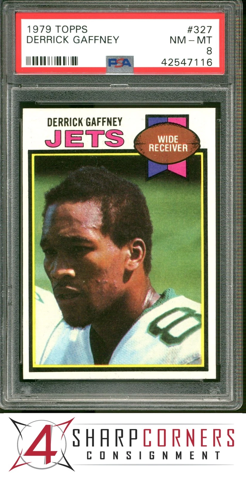 Derrick Gaffney trading card