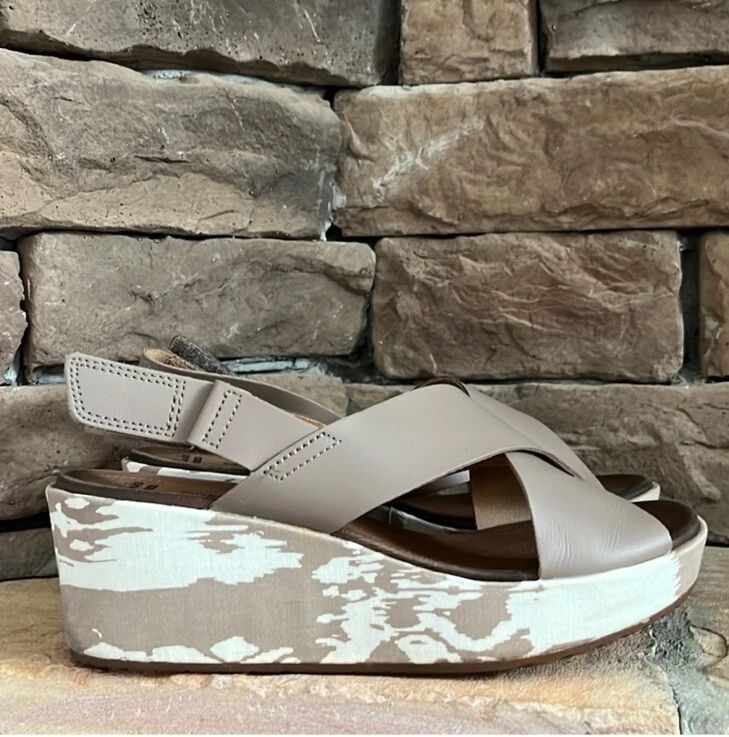 Clarks Stasha Hale sandalo con zeppa taglia 9 5 W