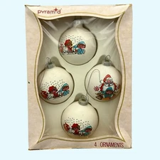 Vintage Christmas Ornaments Pyramid Box But Mixed Brands Cute Old Ships Quickly