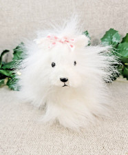 Ganz Webkinz Lil' Kinz Yorkie Dog Plush/Stuffed Animal. Pink/White. No Code.