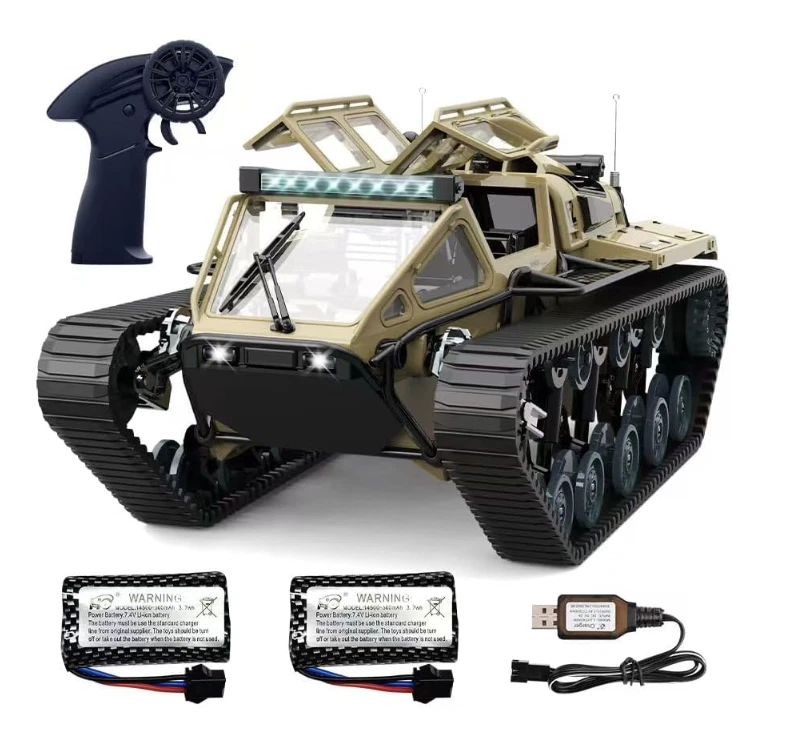 C8812 RC Car 2.4G High -Speed Tank Crawler Drift Off-Road Vehicle 360° Rotation - Image 2 of 4