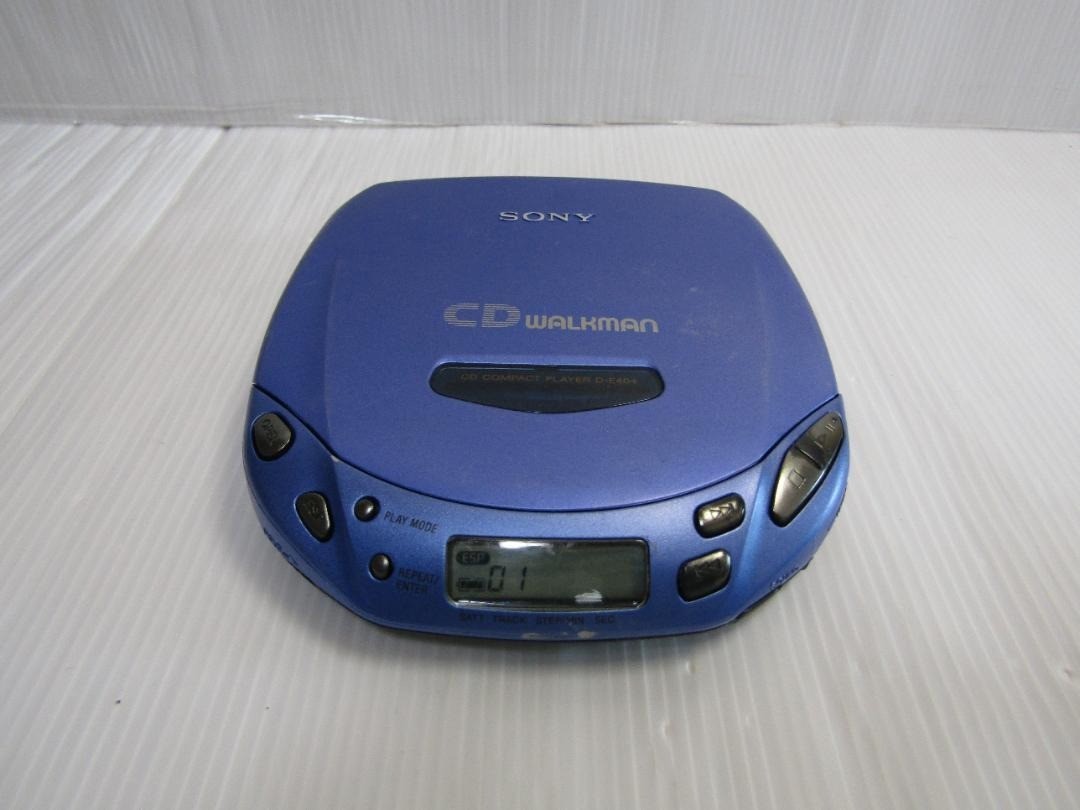 SONY CDウォークマン D-E404 動作品 SONY CDウォークマン D-E404 動作品 リモコン付き - メルカリ