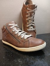 TAOS "UNION" UNN-13670, WOMEN'S SZ 7.5 EU 38, MID SNEAKERS,LEATHER, ZIPPER/LACES