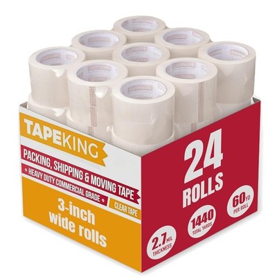 Heavy Duty Carton Sealing Tape - 24 Rolls Bundle