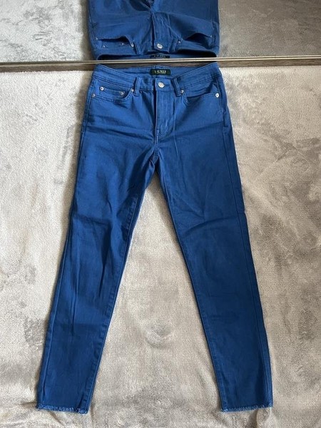 Women Ralph Lauren Trousers Navy 38 / M / 46