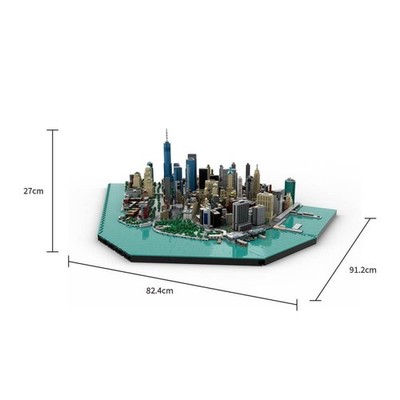 MOC-221106 Manhattan Downtown Financial District 10523 Pieces Christmas Gift