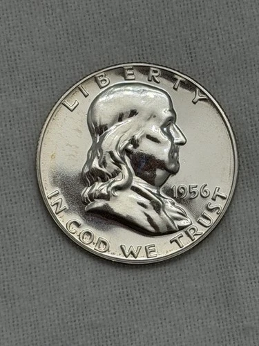 1956 Silver Franklin Half Dollar - Choice Gem Proof  Lustrous  #G9458