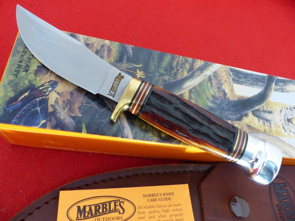 Marbles Gladstone USA Fieldcraft aluminum/bone mint fixed blade 