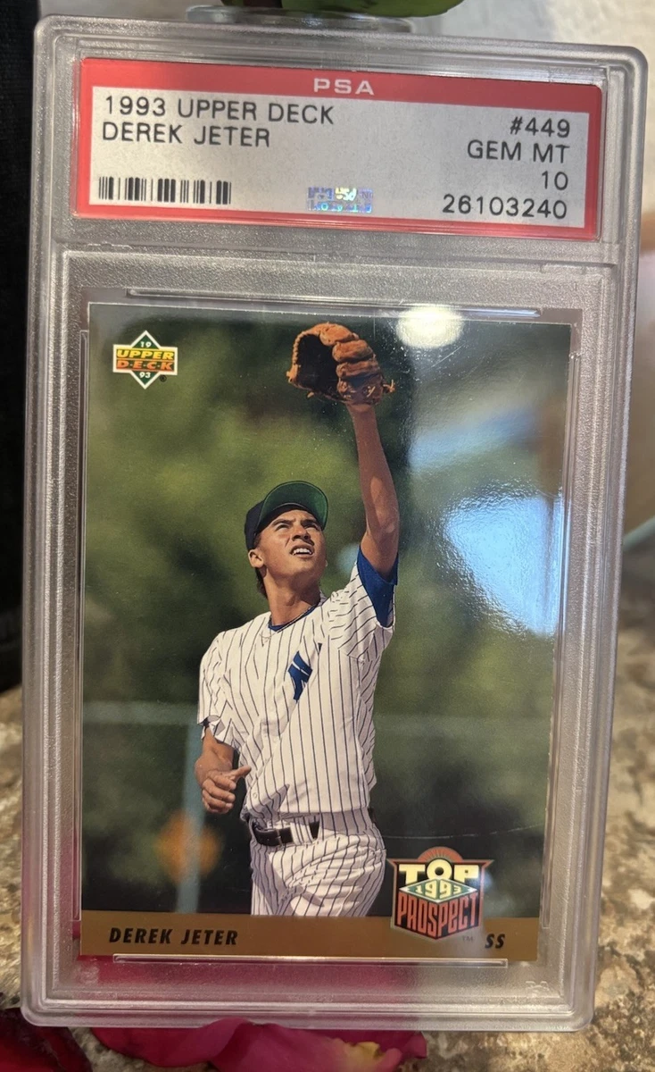 Derek Jeter Professional Sports Authenticator (PSA) Baseball