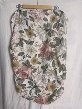 Sweet JoJo designs floral BoHo girls fitted pink yellow  pack N play Sheets Set