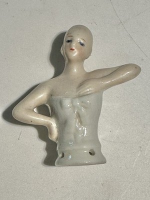 VTG Germany Half Doll Pin Cushion Lady  (24A)