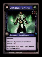 Grimgaunt Harvester Brown Solforge Fusion Spirit Warrior Trading Card TC