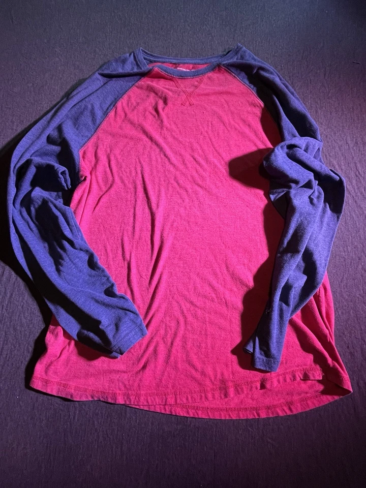 Camiseta Urban Pipeline Azul Colorblock Manga Larga Mezcla Algodón Para Hombre L Foto 4 de 4