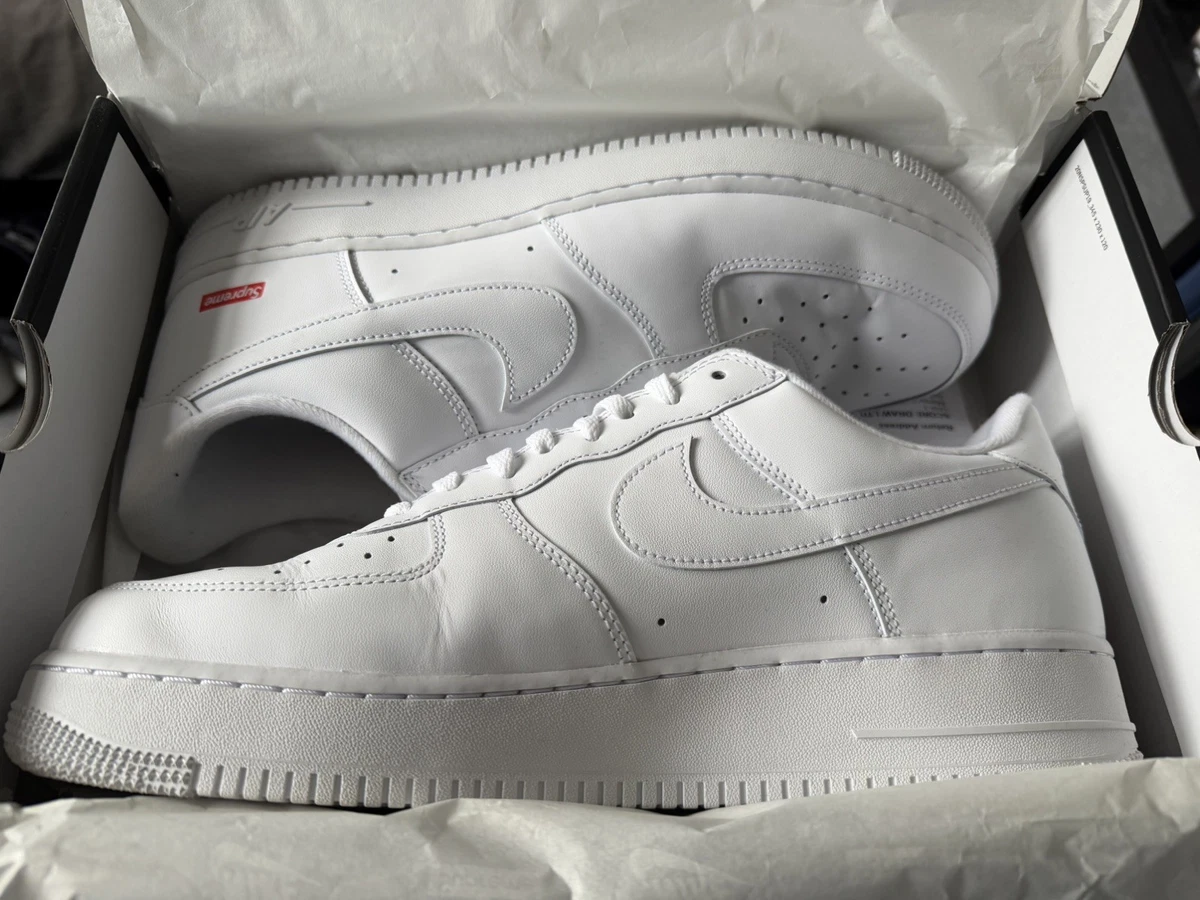Las mejores ofertas en Nike Air Force 1 Supreme White | eBay