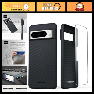 Ultra Slim Google Pixel 8 Pro Case - Lightweight Aramid Fiber, Minimalist Design