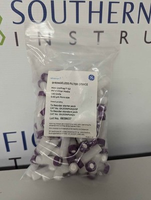 Whatman GE  Mini-UniPrep G2 PVDF 0.45um Syringeless Filter, Cat No. GN203NPUAQUS