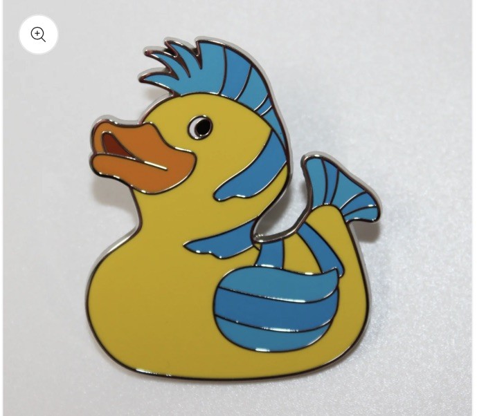 Disney Parks Exclusive Disney Ducks Mystery Pin 2025 Flounder The Little Mermaid