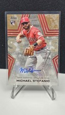 2023 Topps Series 2 Baseball Stars Gold /50 Michael Stefanic Rookie Auto RC
