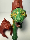 Vintage White Dot Battle Cat Complete Masters of the Universe MOTU Taiwan