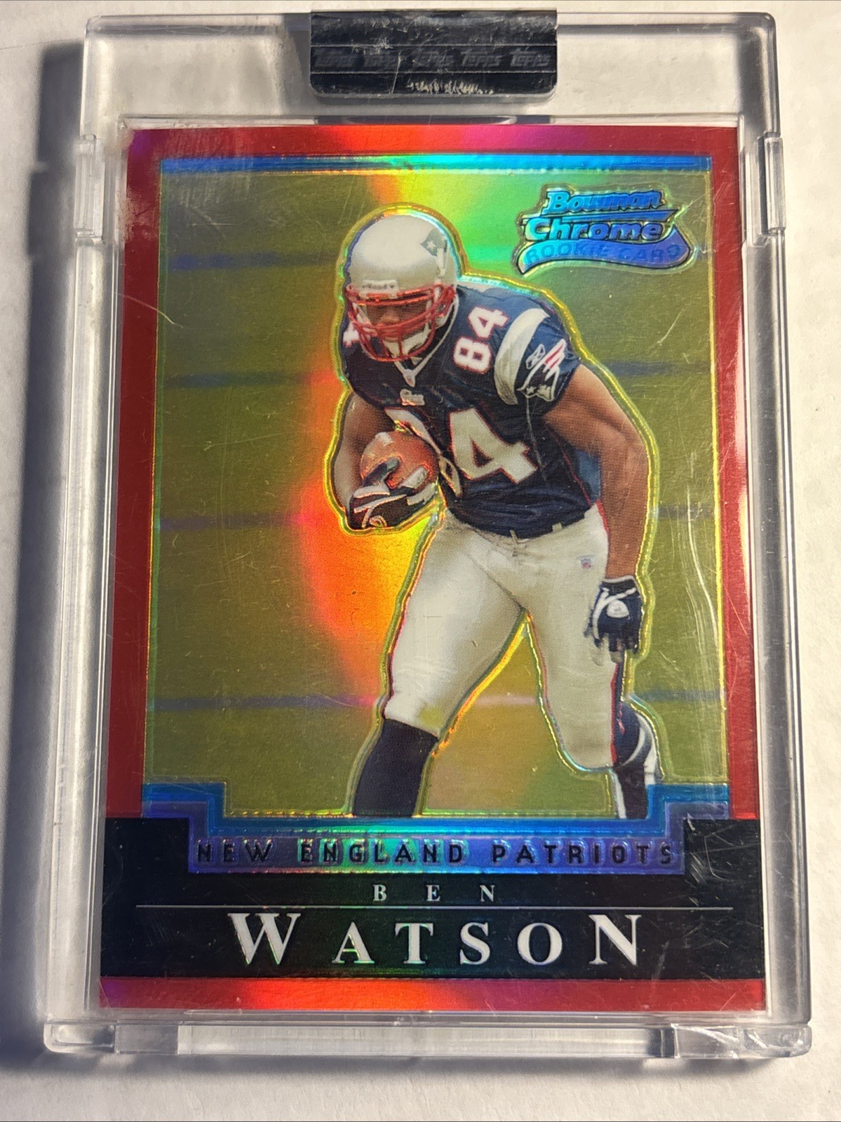2004 Bowman Chrome Red Uncirculated #171 Ben Watson Rookie 186/210!!