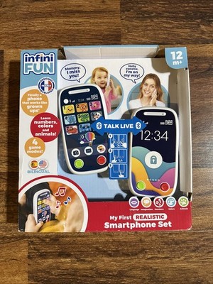 NEW Infini Fun My First Realistic Smartphone Set Bilingual Bluetooth Learning