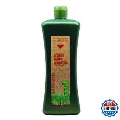 Salerm Biokera Natura Fortifying Shampoo 1000ml Ginseng Ginkgo Nourishes Scalp