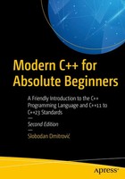 Modern C++ For Absolute Beginners Slobodan Dmitrovi¿ Taschenbuch XXI Englisch