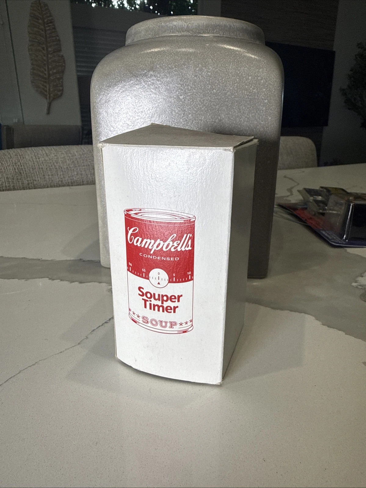 Campbells Soup Can Souper Timer Vintage Style Kitchen Mechanical 60 Minute Red
