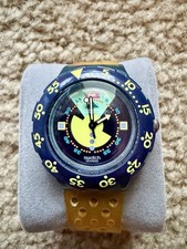 SWATCH Watch swiss AG 1991 Divers, Water Resistant 200 meters-WORKING!!!