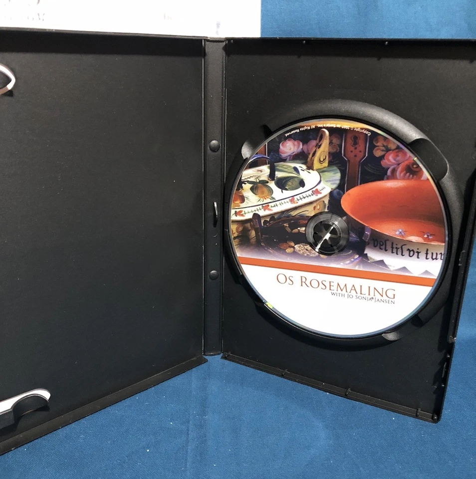 Lot Of 8 Jo Sonja Rosemaling Designs & OS Rosemaling DVD - Image 3 of 4