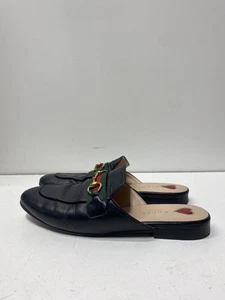 Chaussures femme Gucci Princetown en cuir noir pointure 7