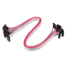 5Pcs IDC 10 Pins Connector Flat Ribbon Cable Female Connector 30cm 2mm Pitch