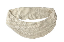 NWT Women's Polo Ralph Lauren Ivory Cable Scarf One Size