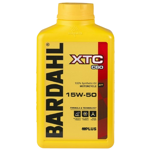 1 Liter MotoröL Bardahl Motorrad XTC C60 15W50 100% Kunststoff 4T-image