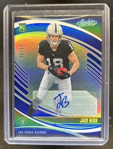 2025 Panini Absolute Jack Bech Spectrum Blue (RAW)