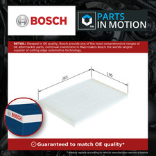Pollen / Cabin Filter fits NISSAN QASHQAI J10 1.5D 06 to 13 Bosch B7277EN00M New