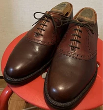 Paul Smith Men 7.5US Made In England/ Saddle Shoes/Brown Brown Men's shoes, popu